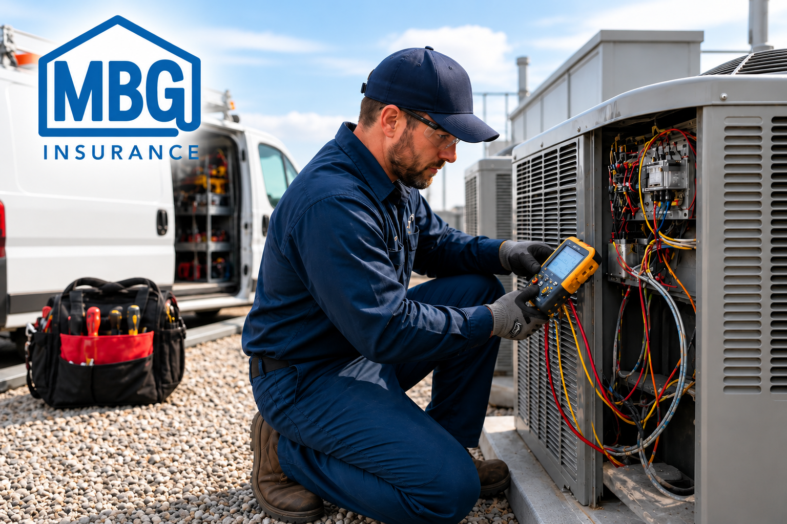 AI generated photo of commercial hvac contractor
