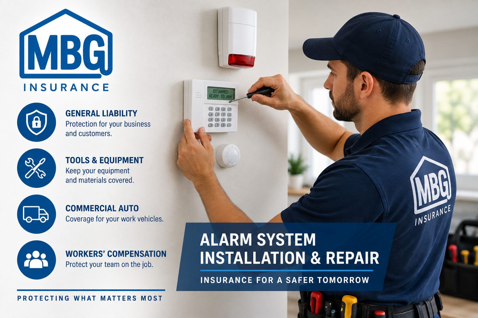 AI generated photo of Alarm System Contractor