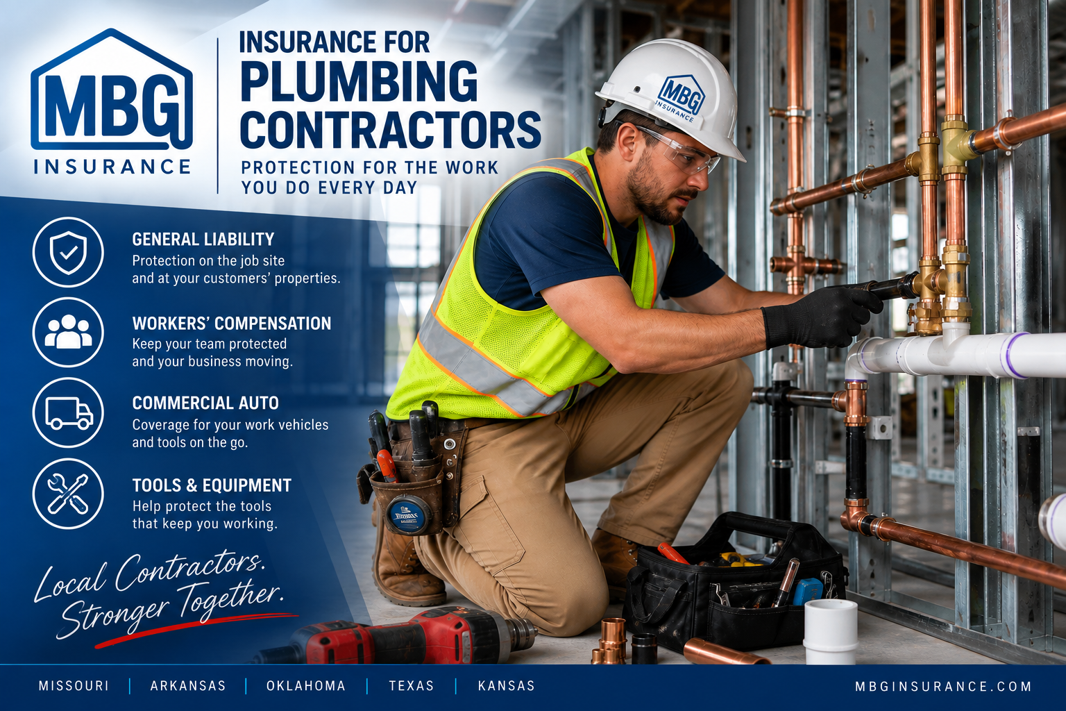 AI Generated Photo of  Plumbing Contractor working on a new infill