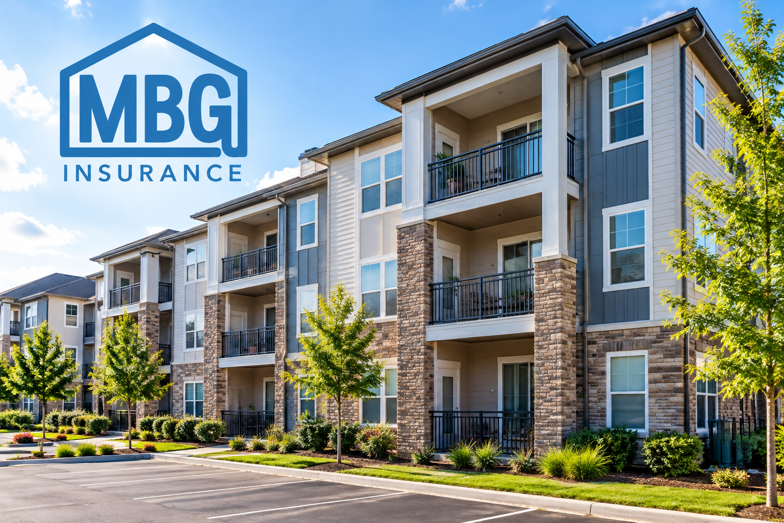 AI generate photo of apartment building.